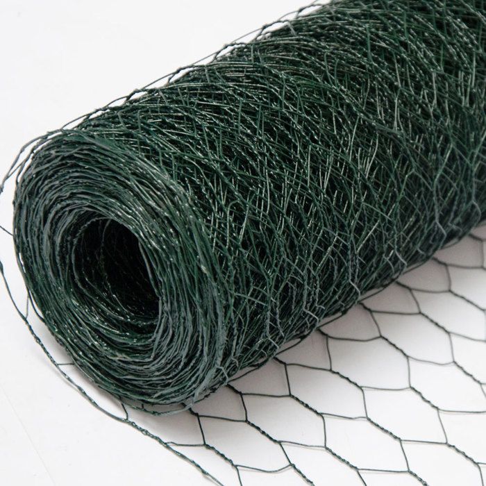 Grillage Métallique pour Cloture | Maillage Hexagonal 25x25mm | Longueur 25m | Hauteur 100cm | Clôture pour animaux et plantes | ...