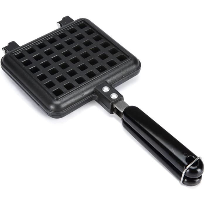 Moule de Gaufre Presse Plaque AntiadhésiveMoule à Gaufres Double en AluminiumWaffle Maker Gaufrier Moule DIYUstensiles de Cuisson