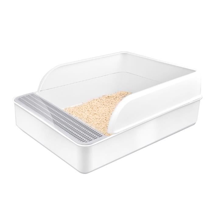 Maison de Toilette,Bac à litière pour chien de compagnie,Toilette pour chat,plateau pour chien de - Type white-S