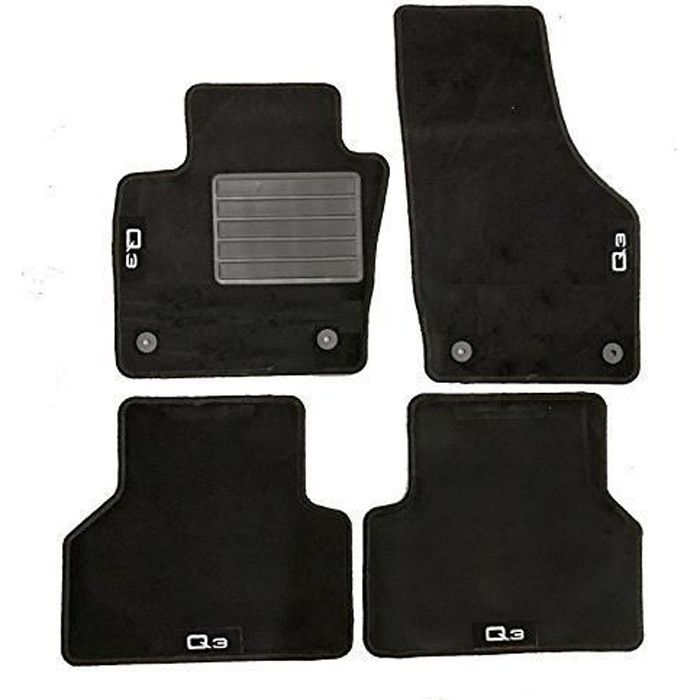 Jeu de 4 tapis moquette pour AUDI Q3 2011>