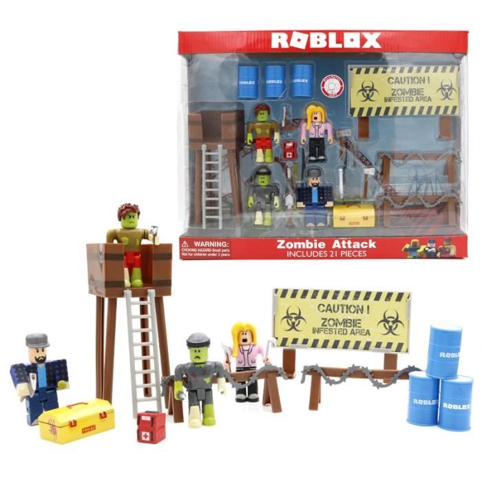 ROBLOX Zombies arrivent 7 cm PVC poupées jouets modèle Figurines Collection blocs de construction cadeau de noël