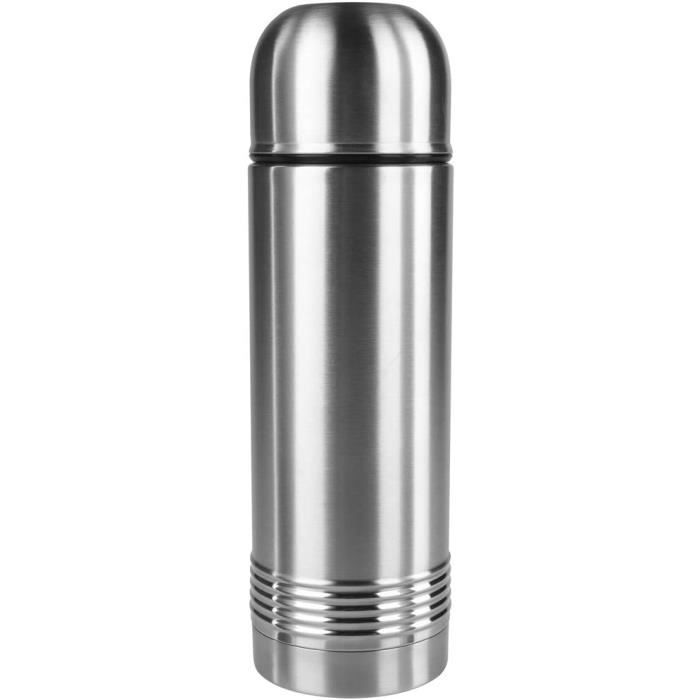 GOURDE BIDON Emsa 618701600 SENATOR- Bouteille isotherme avec gobelet, fermeture Safe Loc, 750 ml, Acier inoxydable454