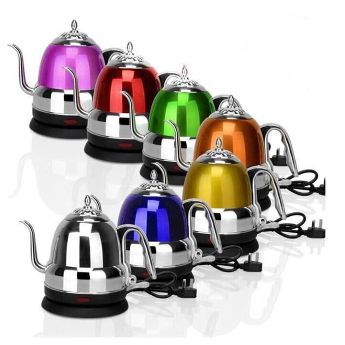 doré bouilloires de cuisine en acier inoxydable bouilloire électrique automatique d'alimentation empêche une bouilloire rapide