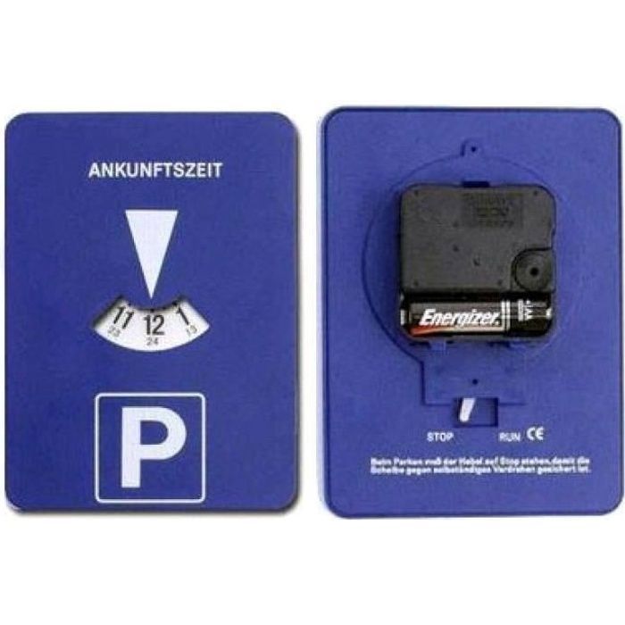 Disque zone bleu stationnement automatique avec horloge Marque dics