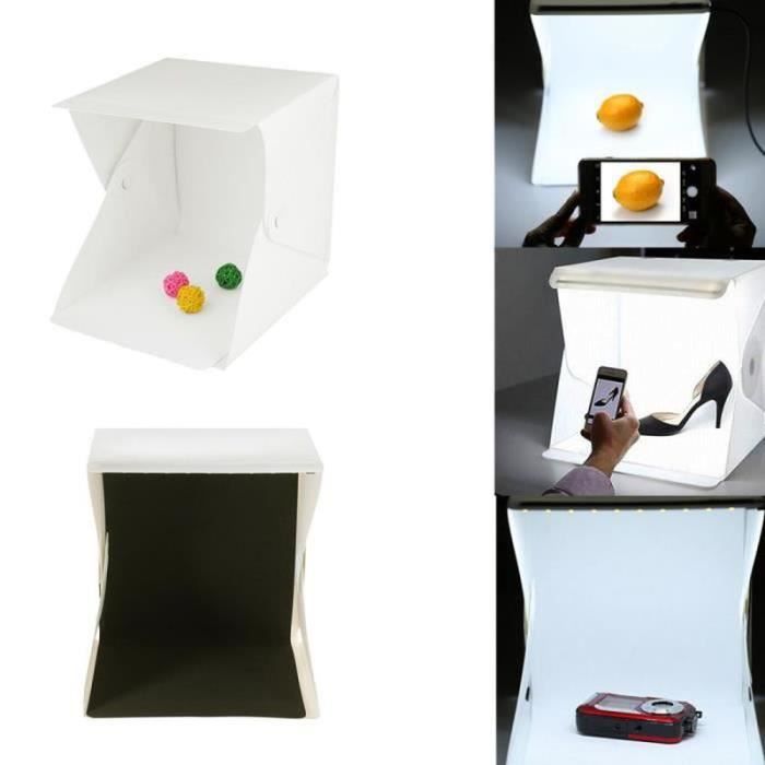 Mini studio 9 - boîte à lumière Photo Soft box Mini photo studio photograghy Softbox Led Photo Éclairage Studio Tir tente Boîte