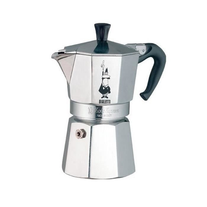Bialetti Moka Express 9 tasse cafetière, Silver