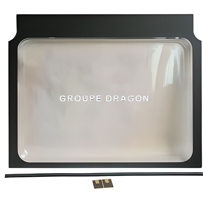Vitre interieure moufle bombee 534 x 435 pour f…