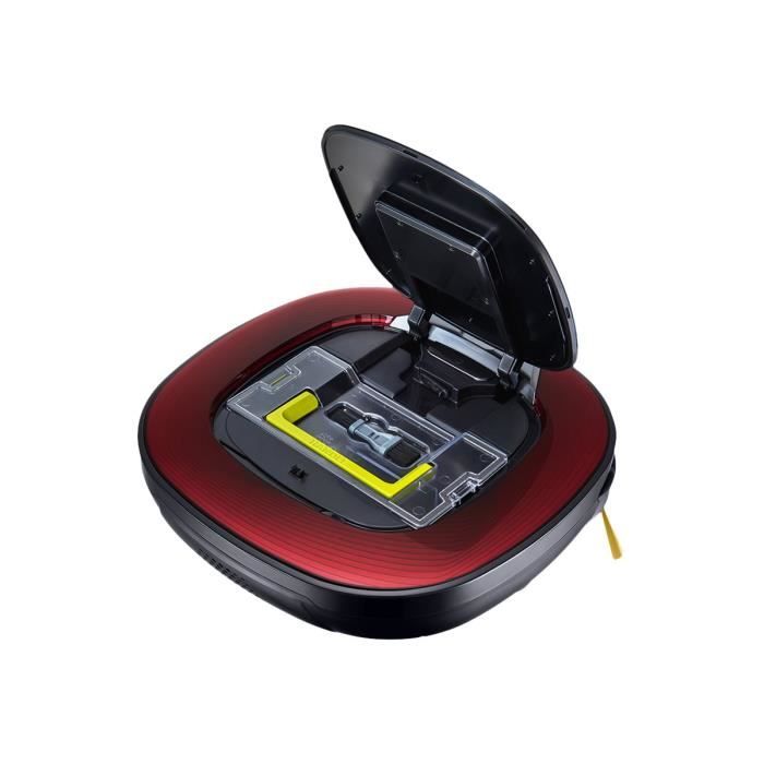 LG Hom-Bot Square VRD710RRC Aspirateur robot sans sac Rouge rubis