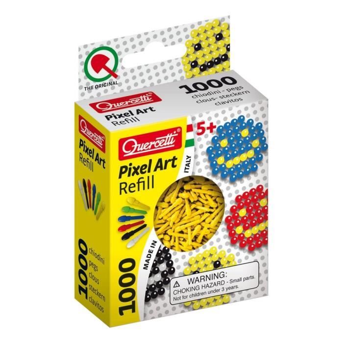 Quercetti 02476 recharges Pixel Art refill couleur jaune