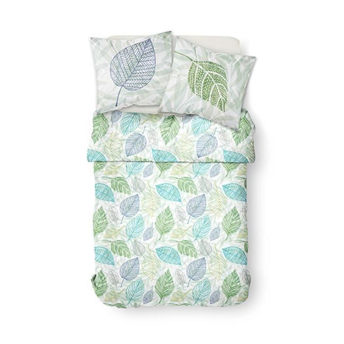 TODAY Parure de couette Mawira Magaly - 1 housse de couette zippée et 2 taies d'oreiller - 100% coton - 240 x 260 cm