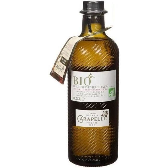 Huile d'olive vierge extra bio 75 cl Carapelli
