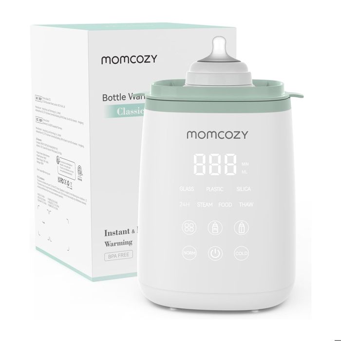 Momcozy Chauffe-biberon Intelligent Portable, Chauffe-biberons Multifonctions pour Lait Maternel