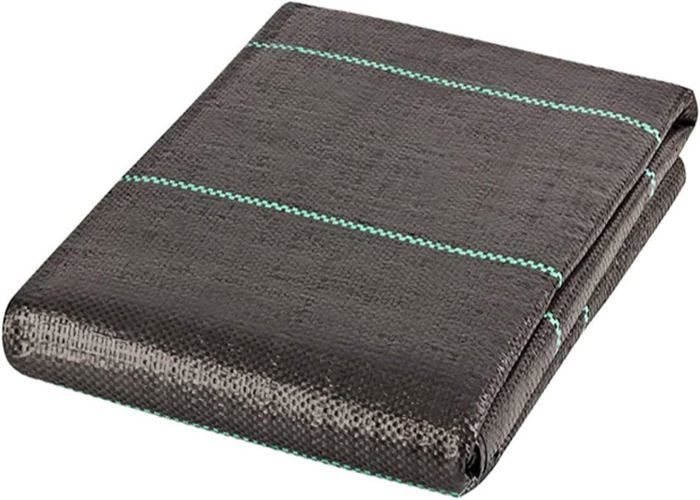 Toile De Protection Anti-mauvaises Herbes KOTARBAU - 0,8x10 M, 50 G/m², Noir - Pour Potager, Massifs, Durable Et Perméable