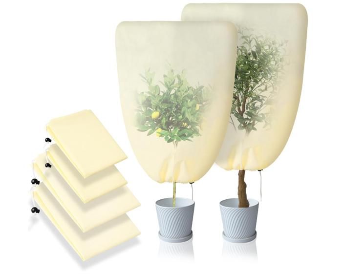 Housse Hivernage Plantes 120x80cm - Lot De 3, Voile Protection Réutilisable - 7