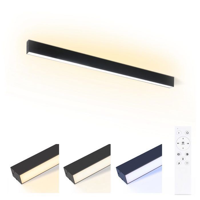 Plafonnier LED - NETTLIFE - 80 cm 25W - Télécommande - Dimmable