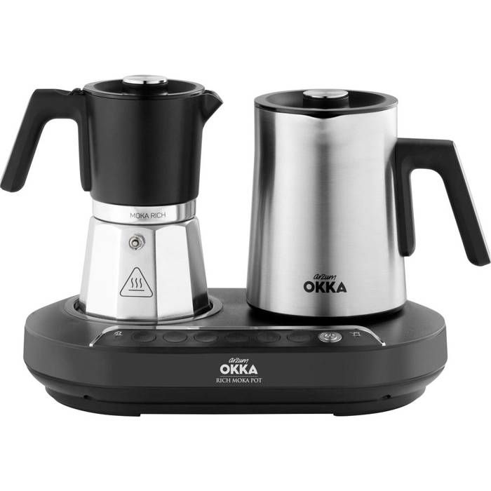 arzum OK0027-0500 Machine à expresso moka noir chrome Nombre de tasse=5