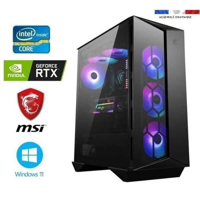 PC Gamer MSI I9-14900KF – RTX 5080 16GO MSI Gaming Trio – 64GO Ram – SSD 1To + SSD 2To – MSI Gungnir 110R – Windows 11
