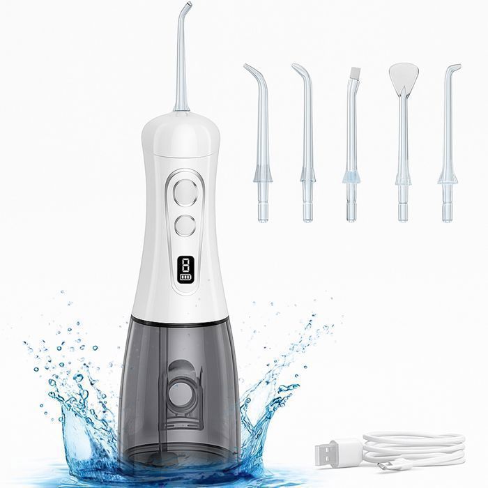 Irrigateur oral - AUTRE - Hydropulseur portable - 8 modes (10–120 PSI) - Réservoir 400 ml - IPX7 étanche