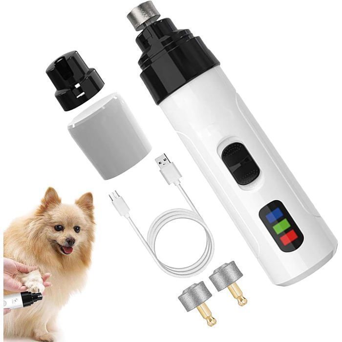 Broyeur dongles pour chien - SNAKIOX - USB rechargeable - Batterie 7h - Faible bruit - Blanc