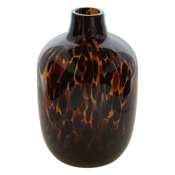 Vase Roen ambre H25 5cm - Atmosphera Créateur dintérieur