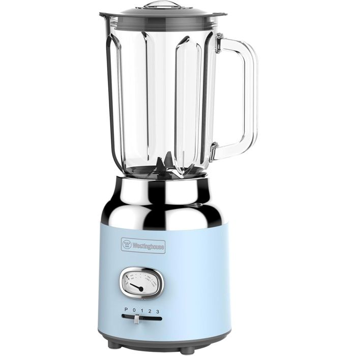Westinghouse Retro Blender Sur Socle 1.5 Mixeur à Smoothies et Broyeur à Glace 4 Vitesses Bol en Verre Sans BPA - vue 2