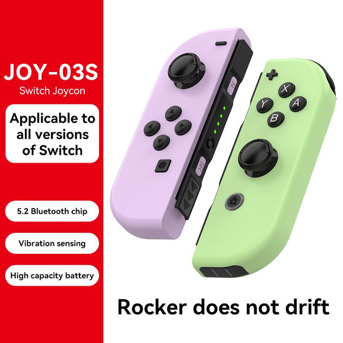 Convient aux contrôleurs de jeu SwitchOled gauche et droit vibration de réveil contrôleur BluetootViolet