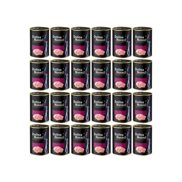 DOLINA NOTECI Premium Riche en Dinde - nourriture humide pour chat - 24x400g
