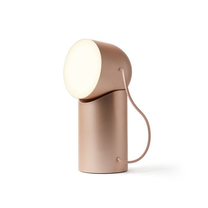Lampe - LEXON DESIGN - ORBE Or - LED portable rechargeable - Nomade USB - Design bilboquet contemporain