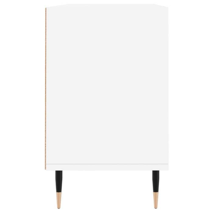 Meuble TV blanc 103 5x30x50 cm bois dingénierie_2 ans garantie_29312