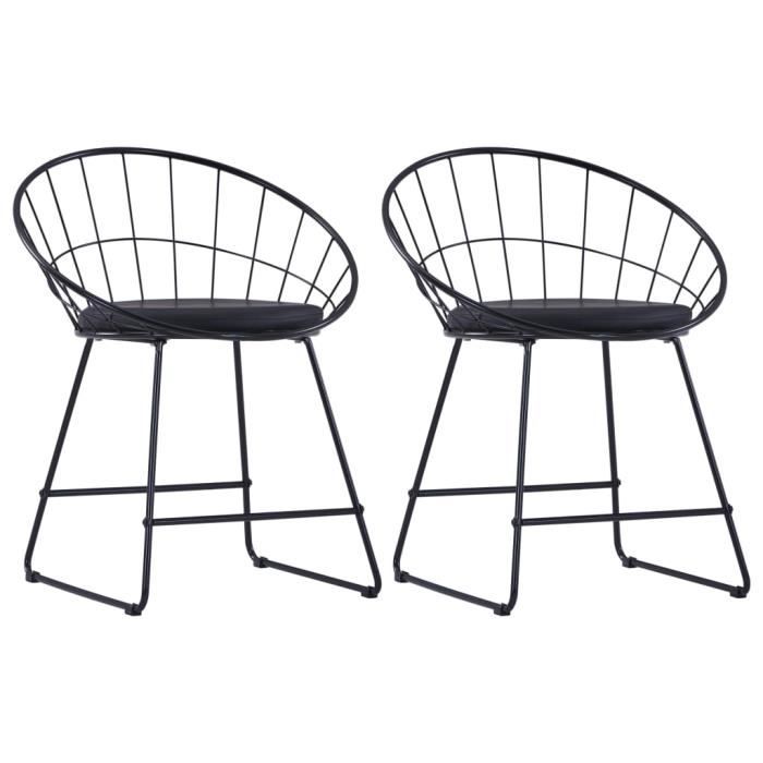 Fauteuil Club Rétro Jelgava – Similicuir Noir PU, Design Scandinave Élégant 70x70x58 Cm
