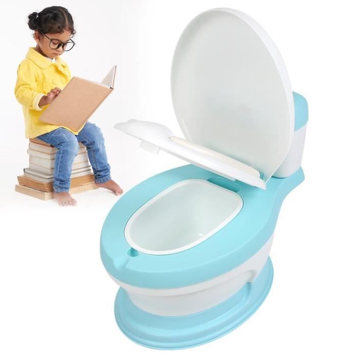 Pot De Formation Pour Enfant Siege De Toilette Portable Pour Enfant Bleu Cdiscount Puericulture Eveil Bebe
