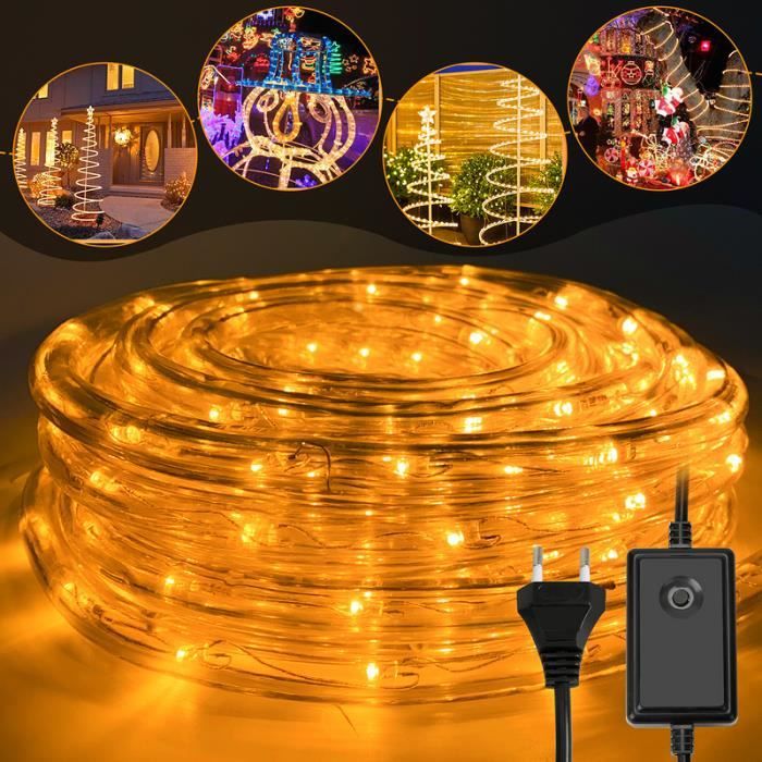 LED Tuyau lumineux Tuyaux lumineux Chaîne lumineuse ExtérieurIntérieur