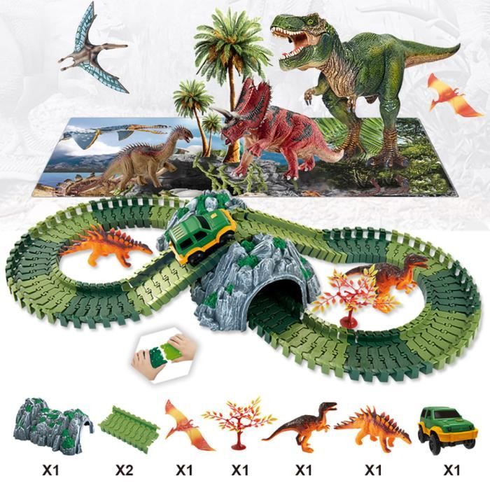 Circuit Voiture Enfant Dinosaure Jouet Garcon Fille 3 4 5 6 Ans