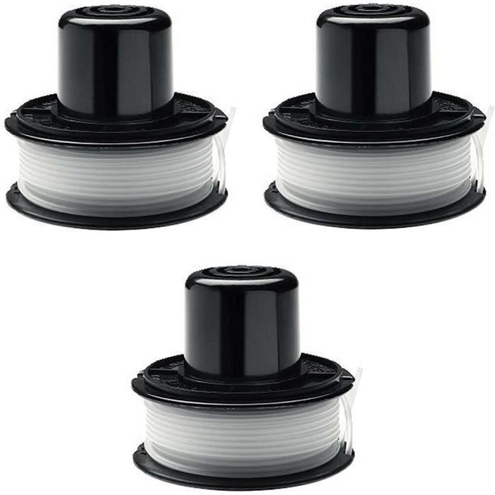 Tapones De Bobina De Repuesto Para Desbrozadoras Black & Decker - Compatibles Con Modelos GL250, GL310, GL360, GLC12, BDST36 (pack De 3 Unidades)