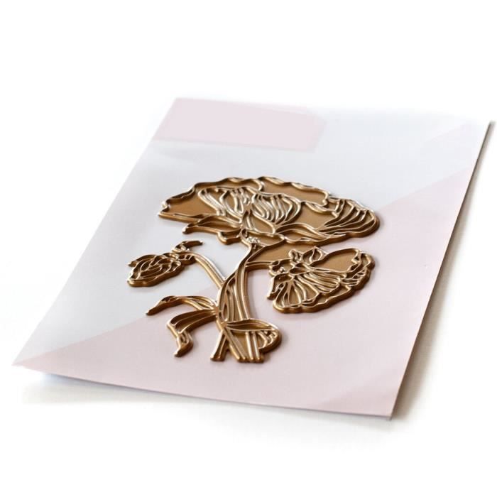 Matrice De Découpe Métal Fleur Et Muguet - Pour Scrapbooking Et Cartes Faites Main
