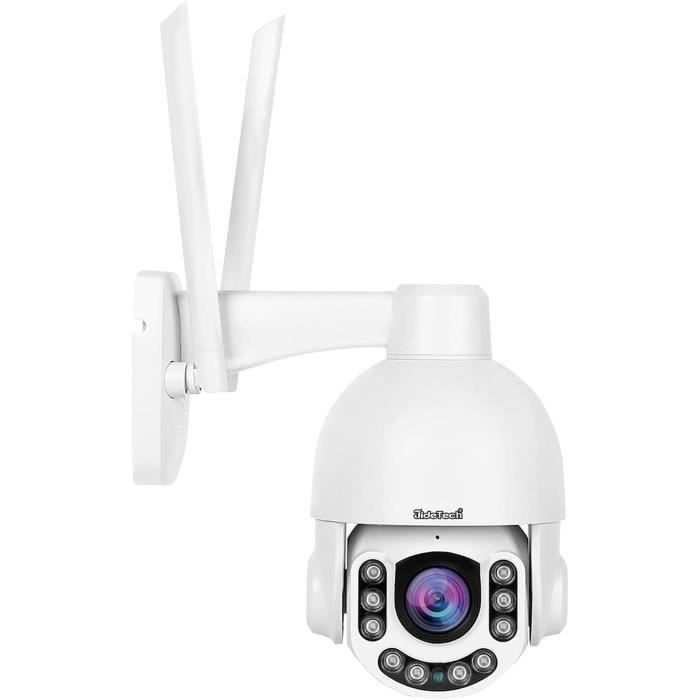 Caméra Extérieure WiFi 5MP Tuya - Détection Humaine, Vision Nocturne