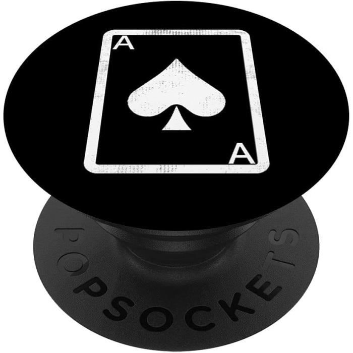 Jeu de cartes Ace Spade Popsockets Popgrip interchangeables