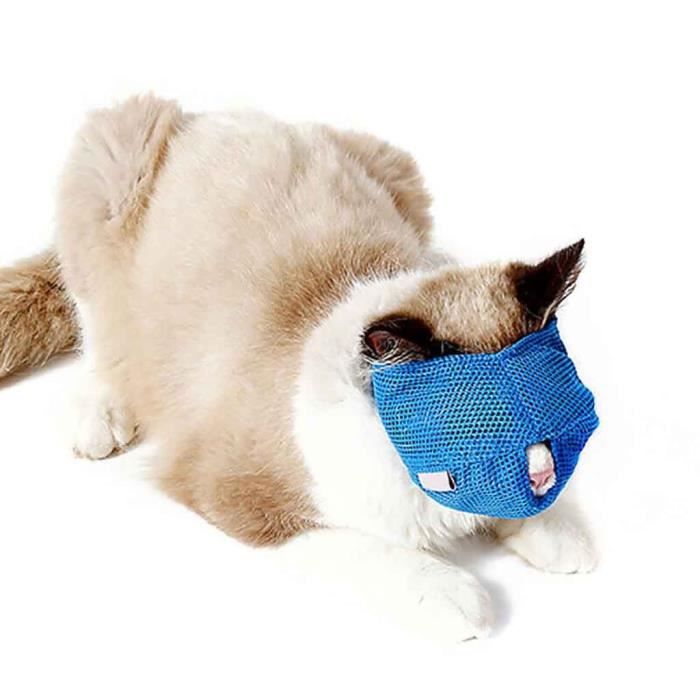 Couverture De Bouche Chat Mutifonctionnelle Masque Respirant Pour Animaux Compagnie Hqjbusyu6513