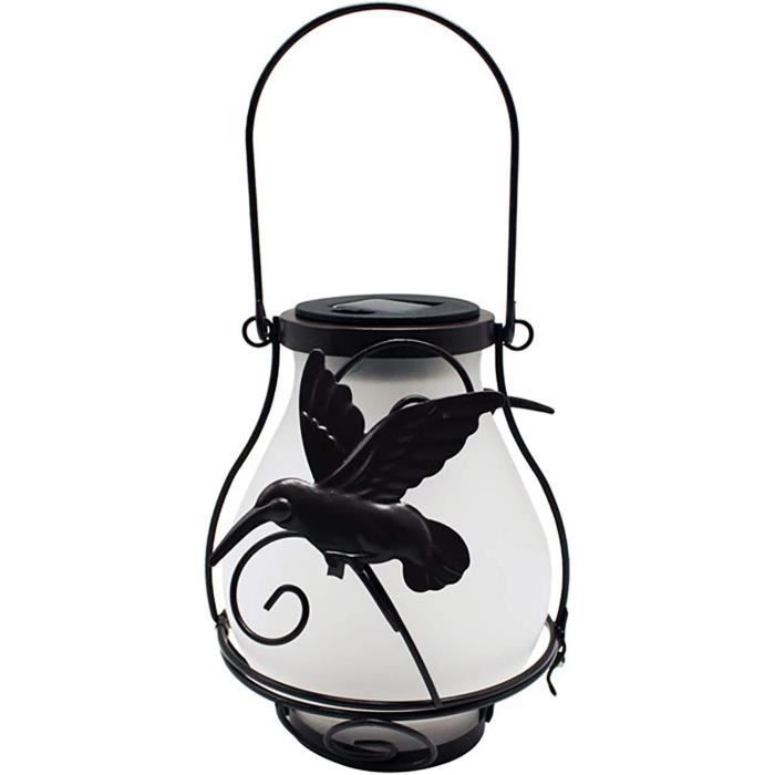 Lanterne Solaire Suspendue AZURAOKEY - Décoration Jardin Imperméable | Lumière Jaune Chaud Nylon