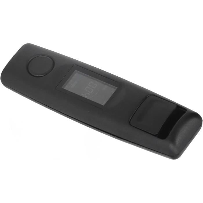 éthylomètre Portable Soufflant Testeur D'alcool, Détecteur D'alcool Respiratoire à Rétroéclairage éthylomètre Portable Sensible Avec 5 Embouts AAA