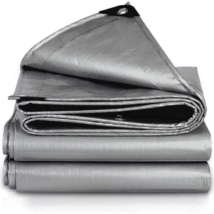 Tarp D'extérieur Sepmtec 3x3 M Noir - Polyester, Avec Piquets Et Cordes (neuf)