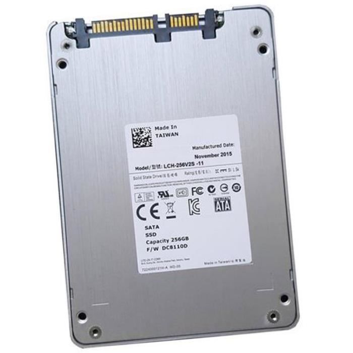 Fdit Disque dur SSD SSD SATA Double Canal 2,5 po 450‑500M/S Transmission  Rapide Stable SSD SATA3 Sécurité des Données(256 Go ) - Cdiscount  Informatique