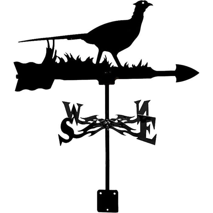 Girouette - Vintage - Fer Créatif - Décoration De Jardin - Patio - Cour
