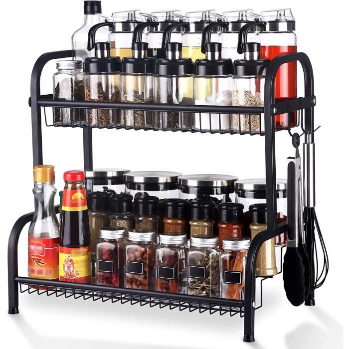 4 Niveaux Étagère À Épices,Porte Épice Épice Étagère De Rangement