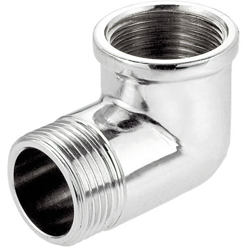 La r/éduction de la connexion de raccords de tuyauterie femelle manchon chrom/é 1//2 x 3//8