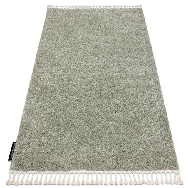 Tapis Berber 9000 Vert Franges Berbere Marocain Shaggy 160x2 Cm Cdiscount Maison