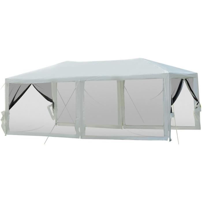 Tonnelle barnum style colonial dim. 3L x 3l x 2,45H m