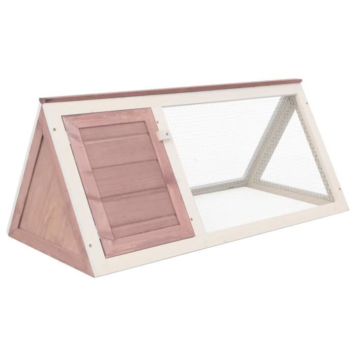 vidaXL Clapier bois - vue 2