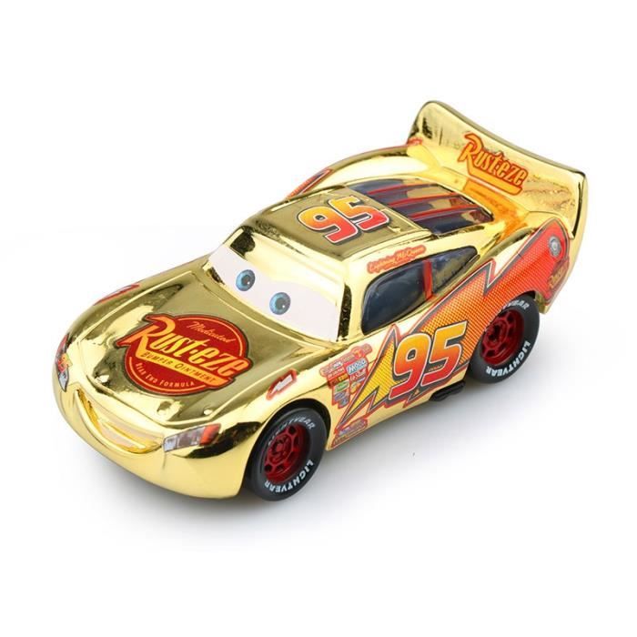 couleur or McQueen 1:55 Pixar Cars 3 2 En Métal Moulé Sous Pression Voiture Jouet Flash McQueen Jackson Storm