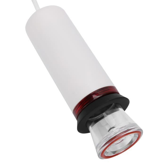 Scelleuse Sous Vide Portable Rechargeable - Machine à Emballer Aliments, Pompe Électrique (Blanc)